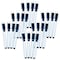 Ashley Productions Smart Poly Dry Erase Markers with Eraser, Fine Tip, Black, 24PK 50116 - alternate 1